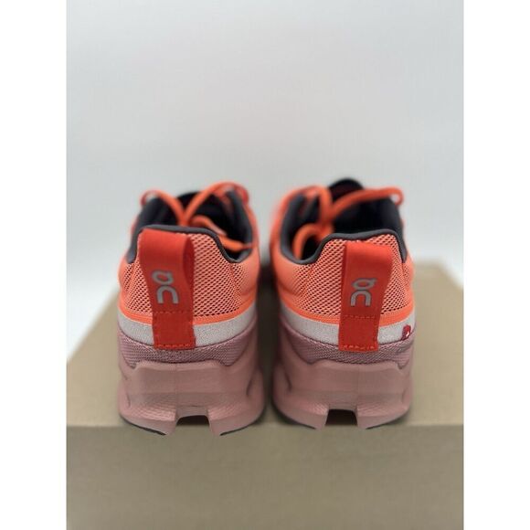 On Men’s Cloudsurfer Trail Running Shoes Flame Dustrose NWOB Size 11.5 - Picture 6 of 9